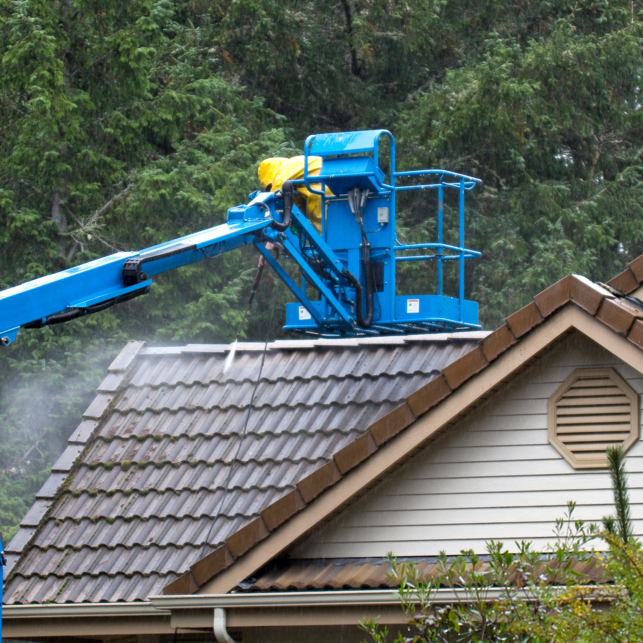 metal roof wash